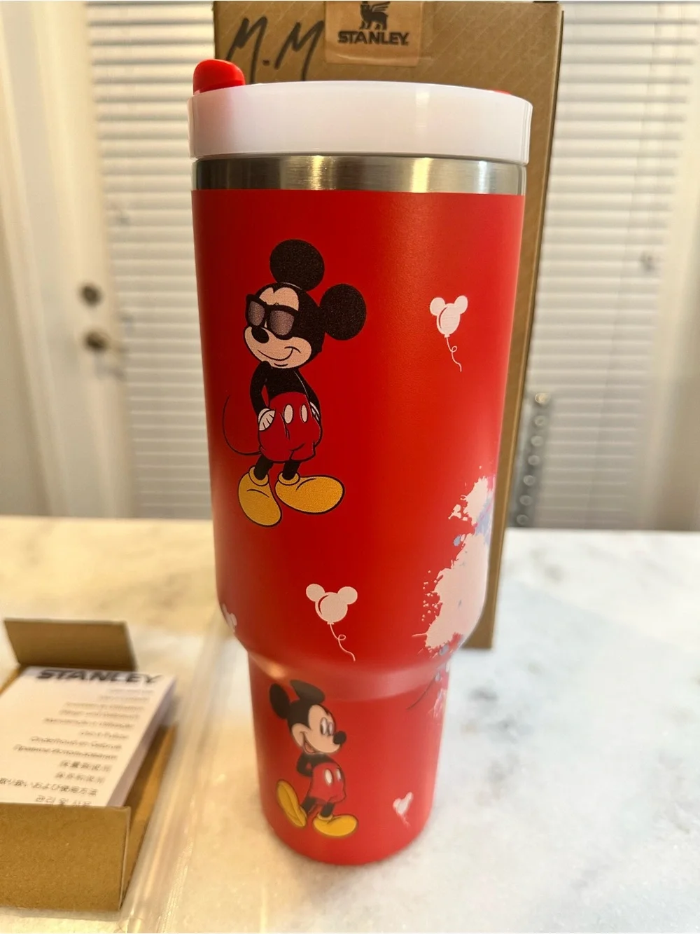 Stanley Disney Mickey Mouse Red 40oz Quencher H20 Tumbler - Picture 6 of 14